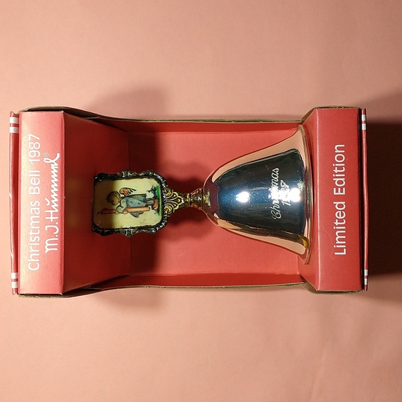 Vintage Hummel Silver Plated Christmas Bell 1987 Limited Edition - Picture 1 of 4
